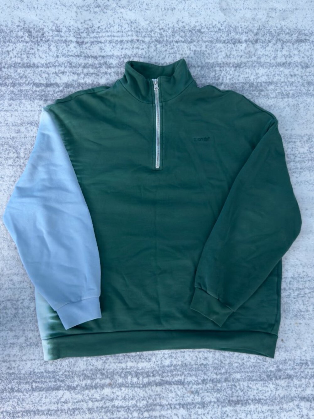 Vintage Levi’s Yesterdays Tie-Dye Quarter Zip Sweatshirt  S/M